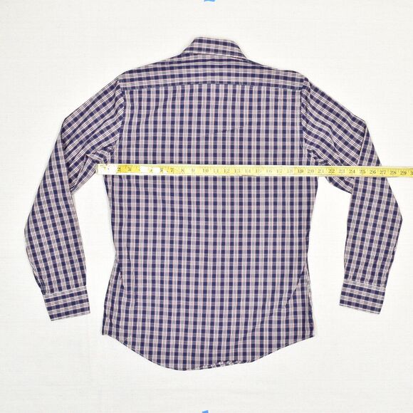 Buttoned Down Men Shirt Long Sleeve Cotton Blend Multicolor Size M 15-15.5 34/35 - Picture 4 of 8
